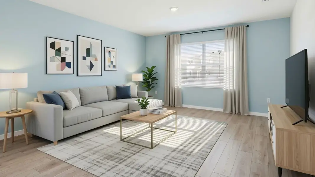 Furnished interior in a model home at Sandpiper in St. Cloud (Image 4).