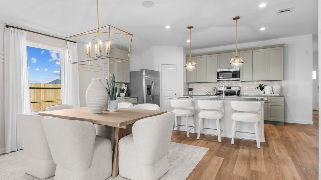 Furnished interior in a model home at Canterra Creek 45' and 50' Homesites in Iowa Colony (Image 8).