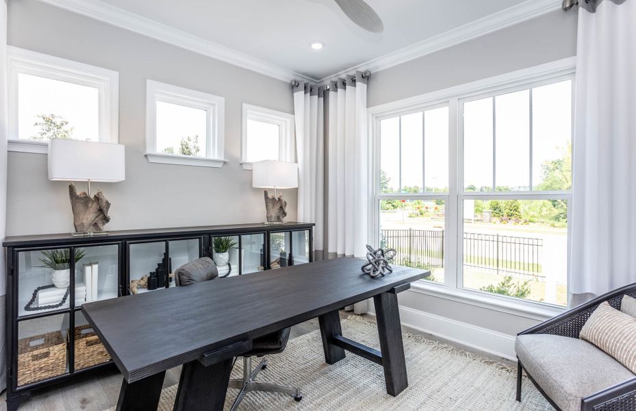 First-Floor Flex Space is Perfect for a Home Office