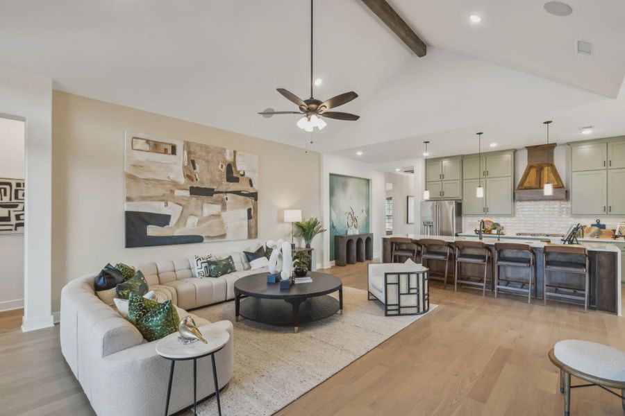 Furnished interior in a model home at Lakeview Heights in Azle (Image 8). Furnished interior in a model home at Lakeview Heights in Azle (Image 8).