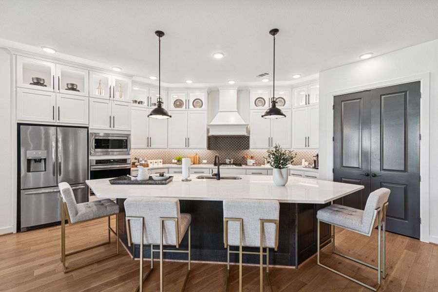 Furnished interior in a model home at Grand Central Park 55' Homesites in Conroe (Image 8). Furnished interior in a model home at Grand Central Park 55' Homesites in Conroe (Image 8).