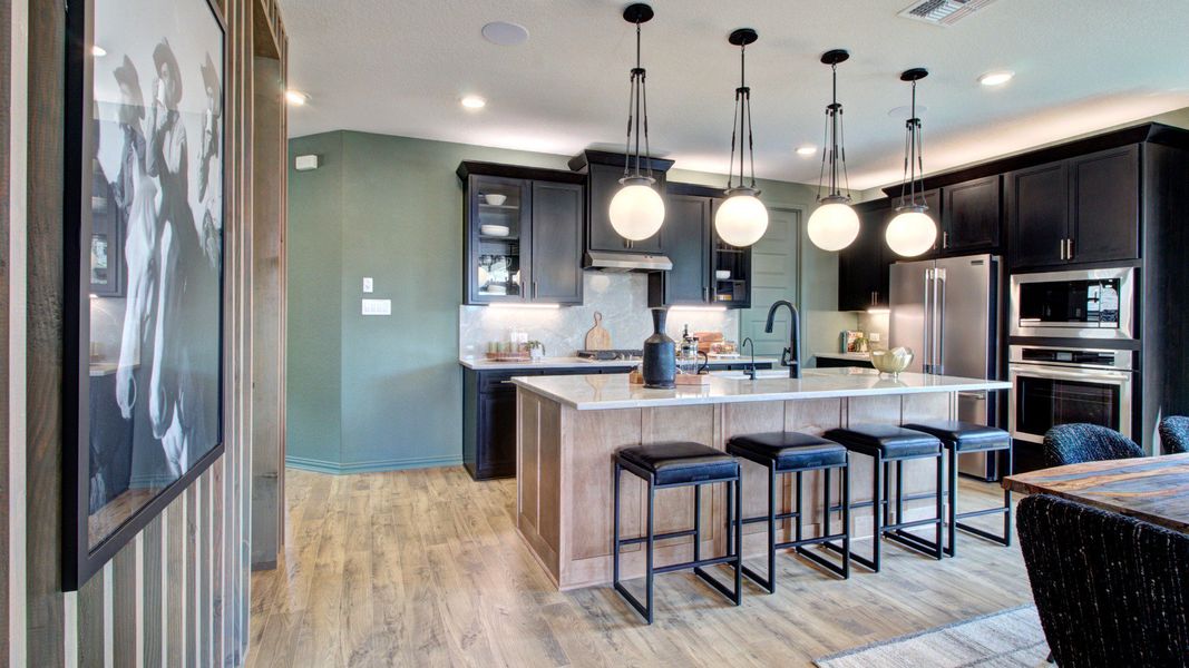 Furnished interior in a model home at Stream Waters in Seguin (Image 17). Furnished interior in a model home at Stream Waters in Seguin (Image 17).