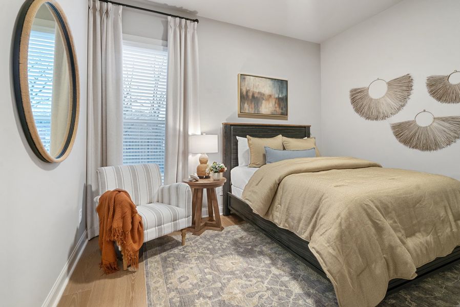Furnished interior in a model home at Palisades in Cumming (Image 15).