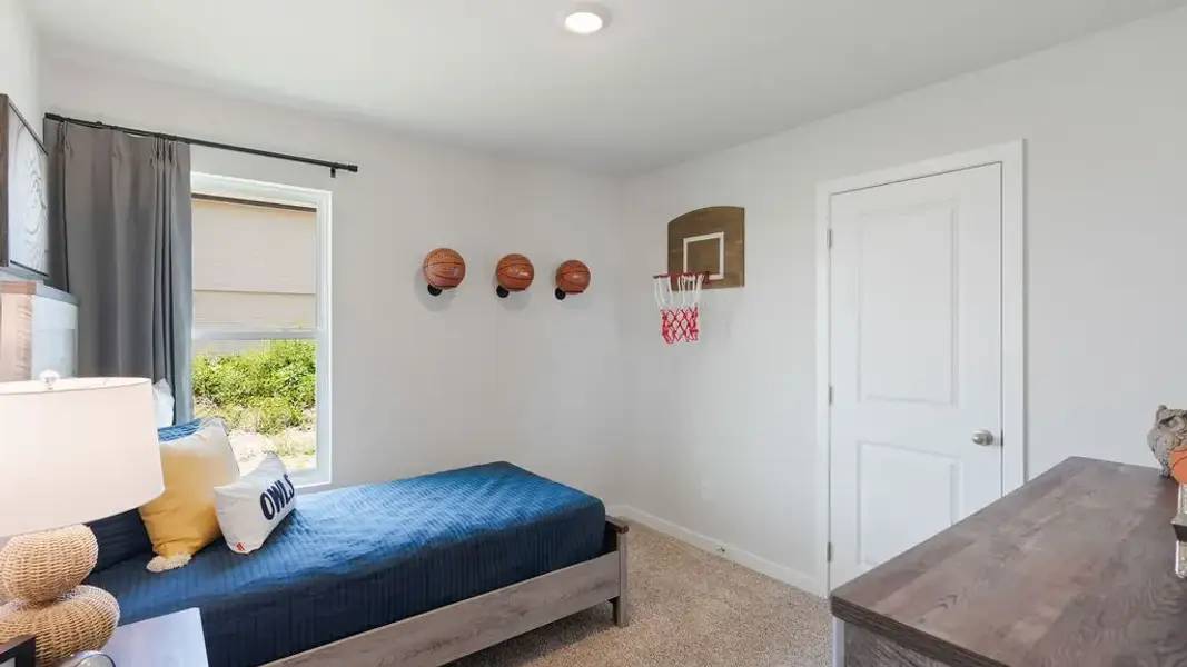 Furnished interior in a model home at Flagstop Crossing in Odem (Image 22).