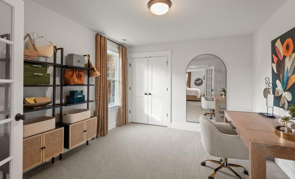 Furnished interior in a model home at Redland in Advance (Image 15).
