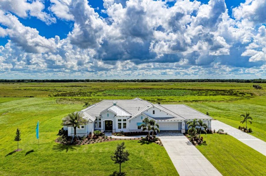 Front exterior of a home in the Hampton Lakes community, located in Sarasota, FL (Image 33). Front exterior of a home in the Hampton Lakes community, located in Sarasota, FL (Image 33).