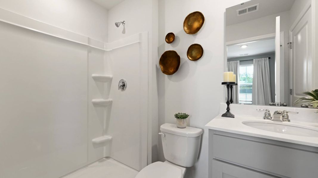 Furnished interior in a model home at The Timbers in Harleyville (Image 15). Furnished interior in a model home at The Timbers in Harleyville (Image 15).