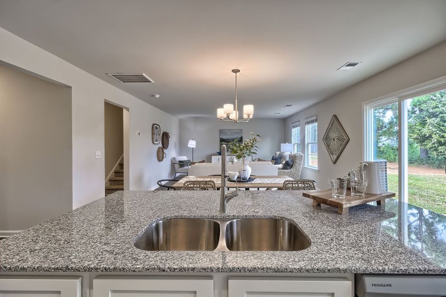 Furnished interior in a model home at Rivers Crossing in Aiken (Image 24).
