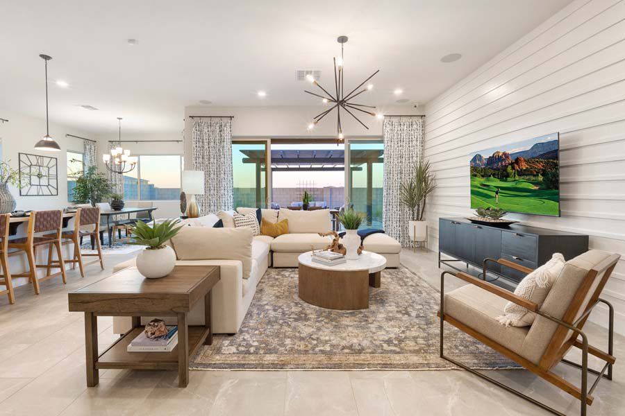 Furnished interior in a model home at Alora at Ironwing in Litchfield Park (Image 26).