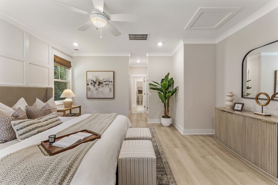 Furnished interior in a model home at South Park in Piedmont (Image 25).