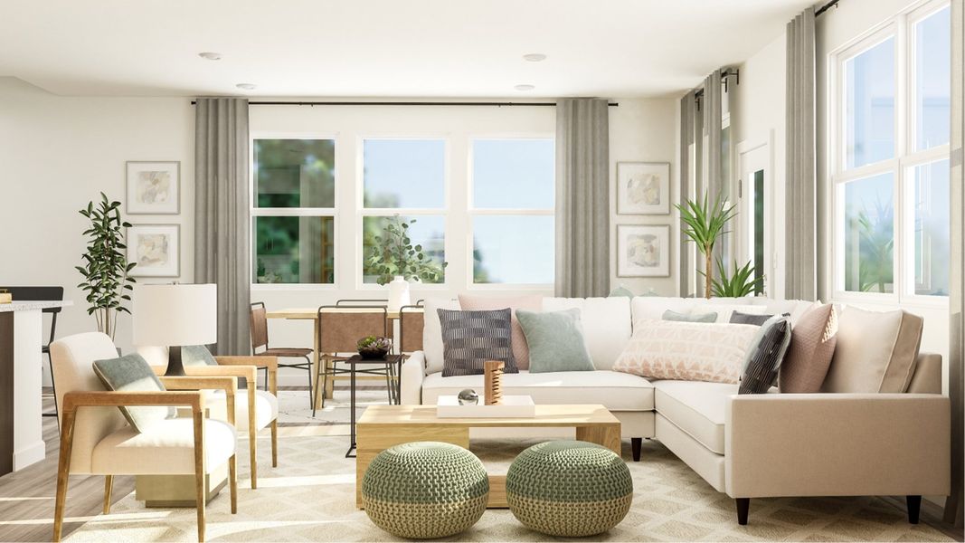 Furnished interior in a model home at Edge of Auburn: Designer Collection in Raleigh (Image 11). Furnished interior in a model home at Edge of Auburn: Designer Collection in Raleigh (Image 11).