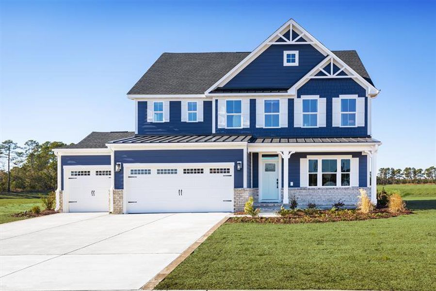 Front exterior of a home in the Windsor Estates community, located in Walhalla, SC (Image 10).