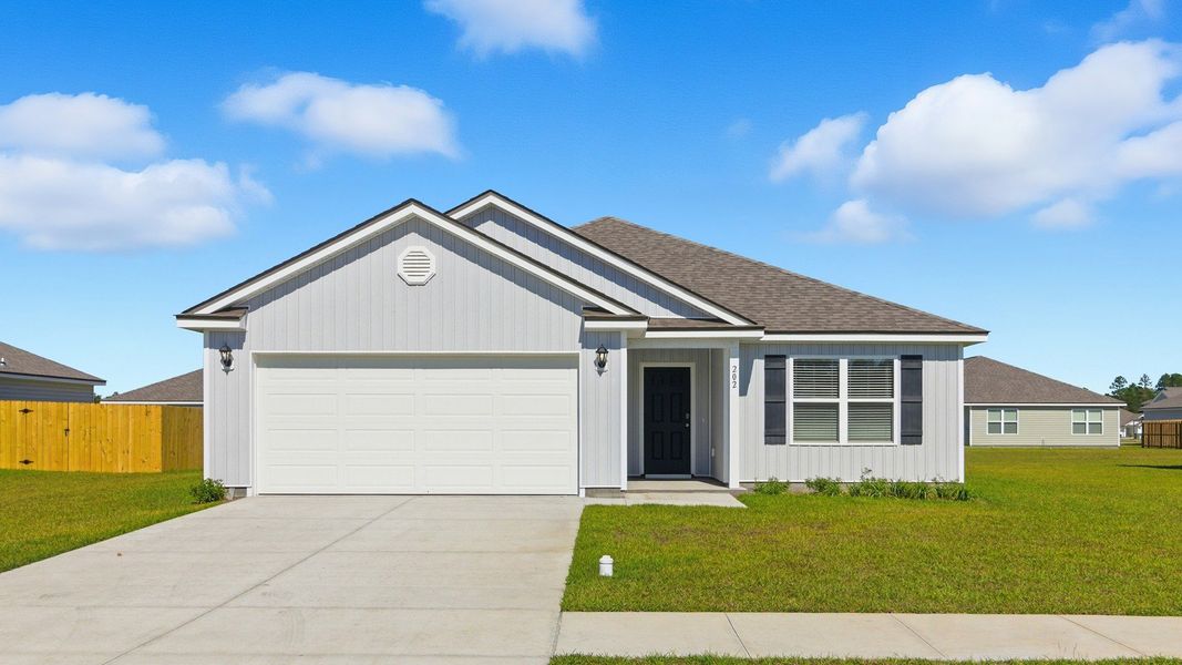 Front exterior of a home in the Wesley Park community, located in Crawfordville, FL (Image 3).
