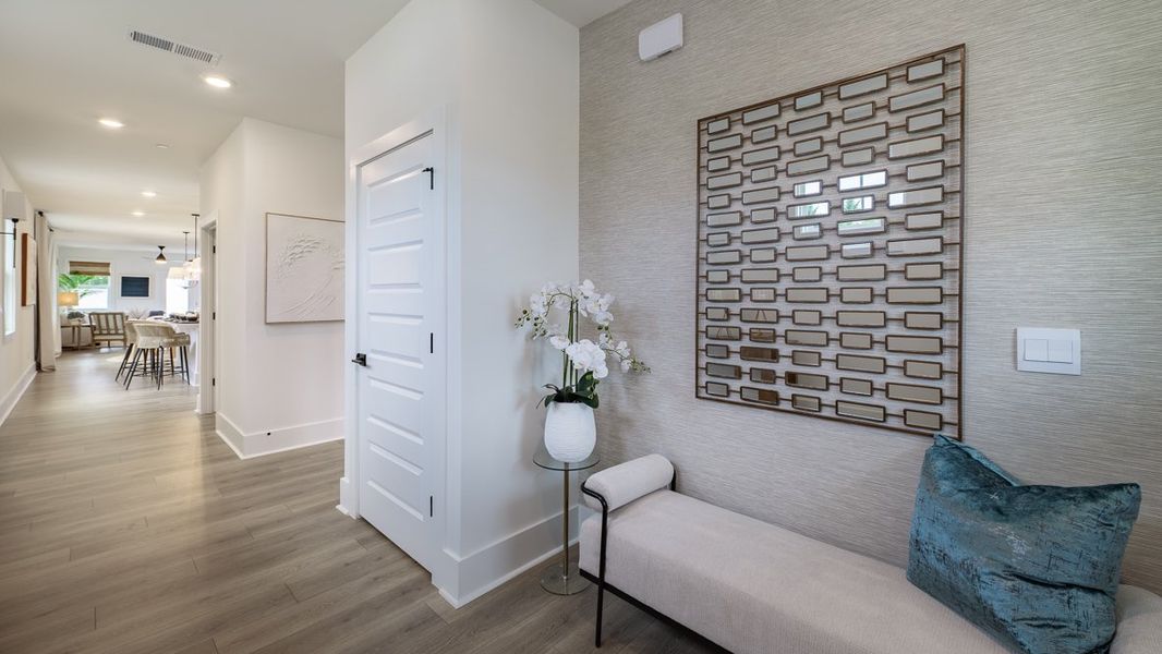 Furnished interior in a model home at The Village at Sandy Plains in Marietta (Image 2).