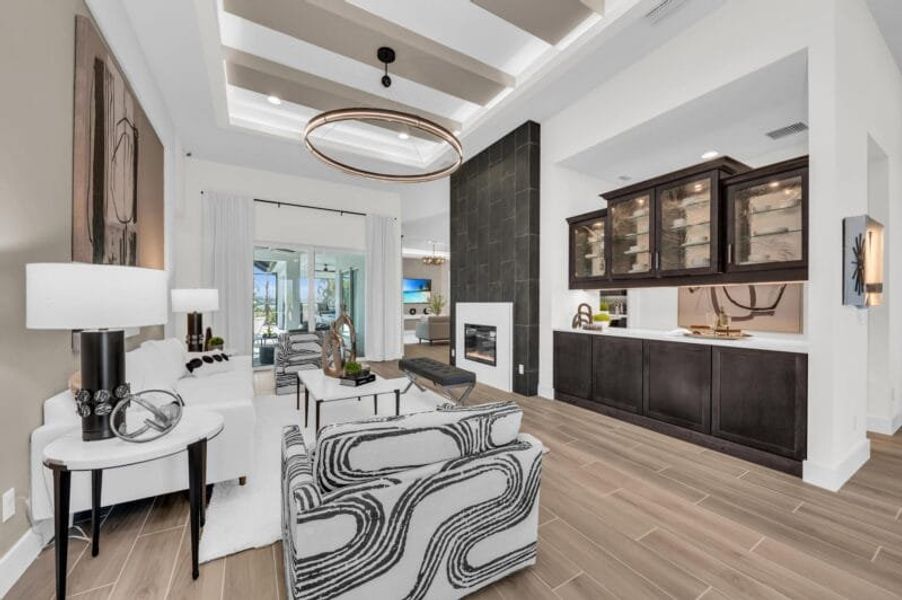 Furnished interior in a model home at River Preserve Estates in Parrish (Image 83). Furnished interior in a model home at River Preserve Estates in Parrish (Image 83).