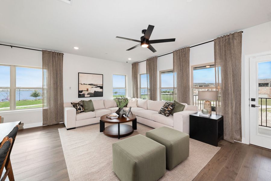 The Bridgeport Townhome Model The Bridgeport Townhome Model