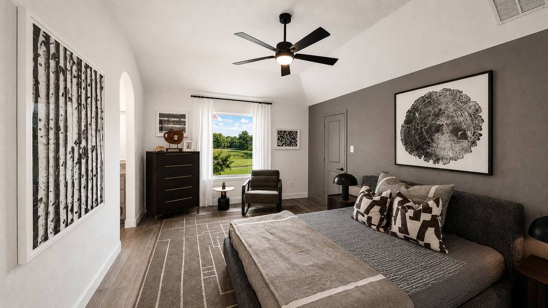 Furnished interior in a model home at Parker Ranch in Parker (Image 16). Furnished interior in a model home at Parker Ranch in Parker (Image 16).