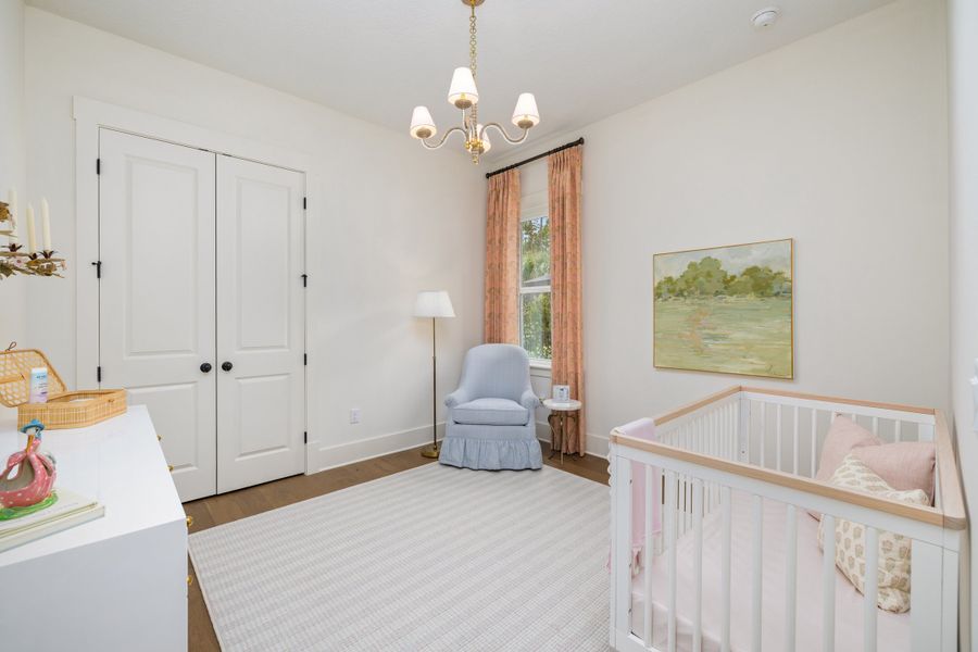 Furnished interior in a model home at Hidden Creek at SilverLeaf 80' Gold Series in St. Augustine (Image 33).