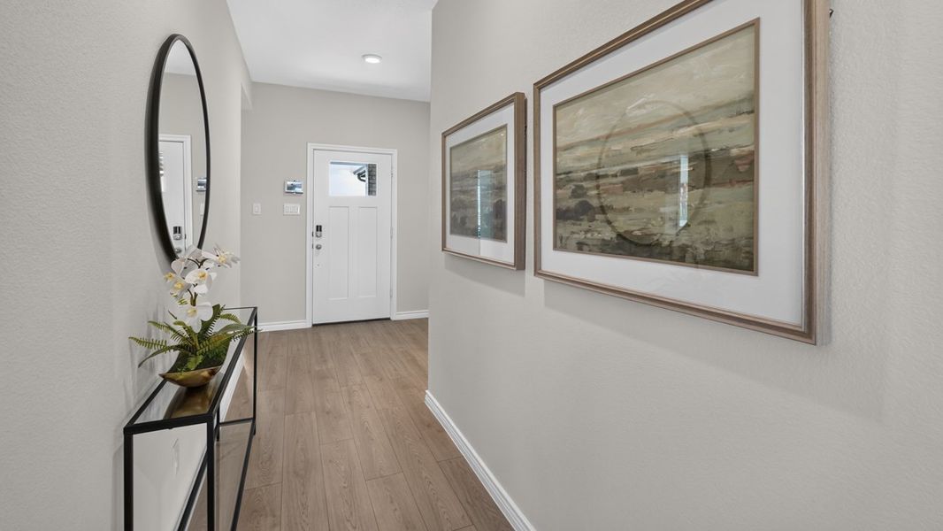 Furnished interior in a model home at Windchime in Celina (Image 49). Furnished interior in a model home at Windchime in Celina (Image 49).