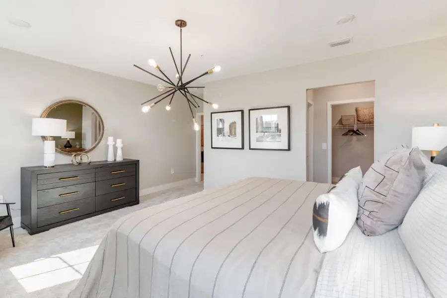 Furnished interior in a model home at Magnolia Reserve in Ocoee (Image 18).