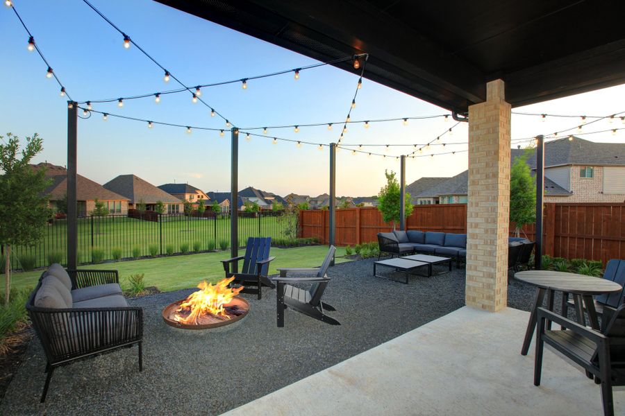 The Brendan Outdoor Living Area