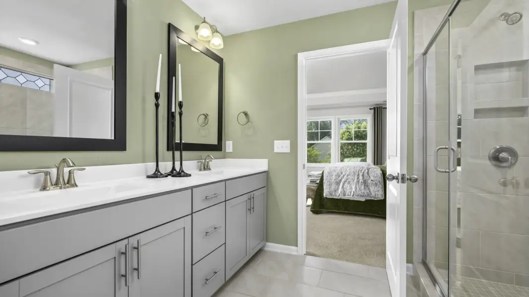 Furnished interior in a model home at Conrad Farm in Pfafftown (Image 15). Furnished interior in a model home at Conrad Farm in Pfafftown (Image 15).