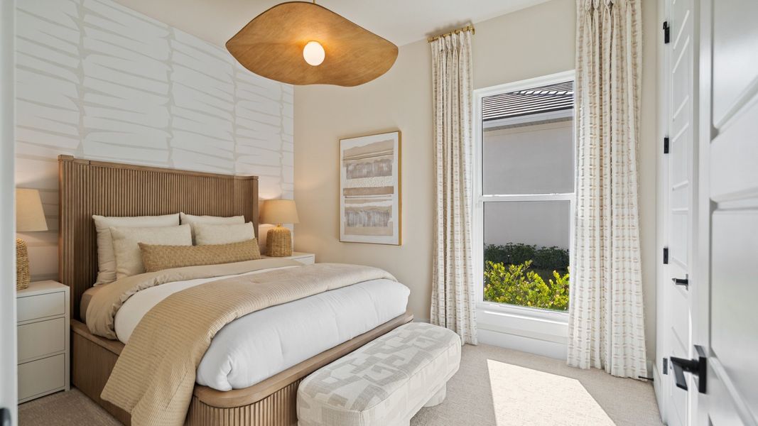 Furnished interior in a model home at Glynlea Country Club 50' in Port St. Lucie (Image 25).