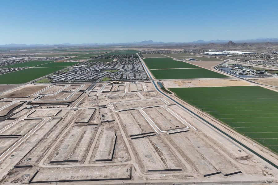 Site preparation and early development at Tyler Ranch in Buckeye, AZ (Image 35).