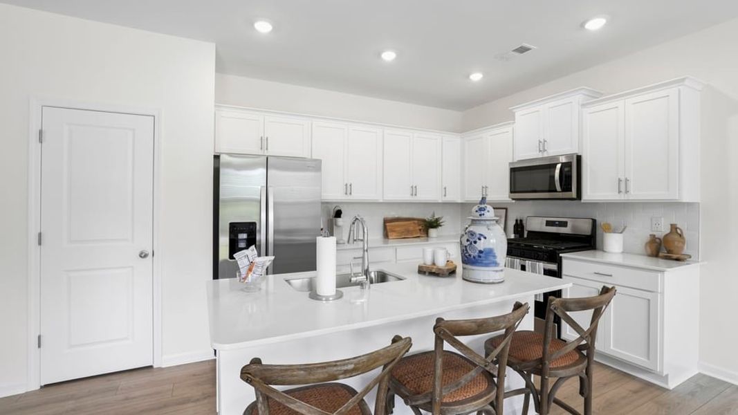 Furnished interior in a model home at Sherwood Gardens in Landrum (Image 23).