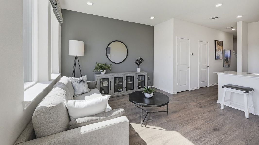 Furnished interior in a model home at Arbor Trails South in Princeton (Image 50).