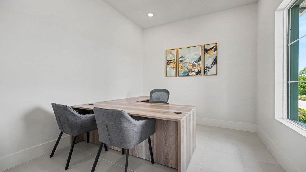 Furnished interior in a model home at Creekside in Fort Pierce (Image 25).