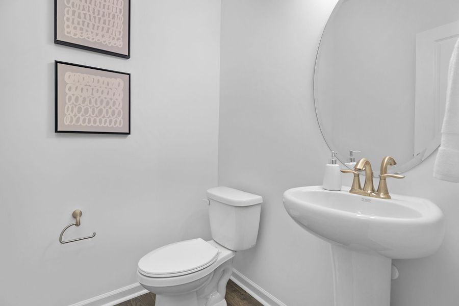 Furnished interior in a model home at Whispering Hills in Locust (Image 14).