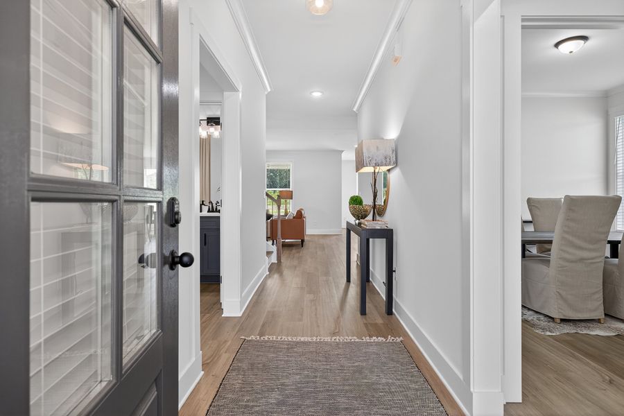 Furnished interior in a model home at Cotton Creek in Good Hope (Image 15).