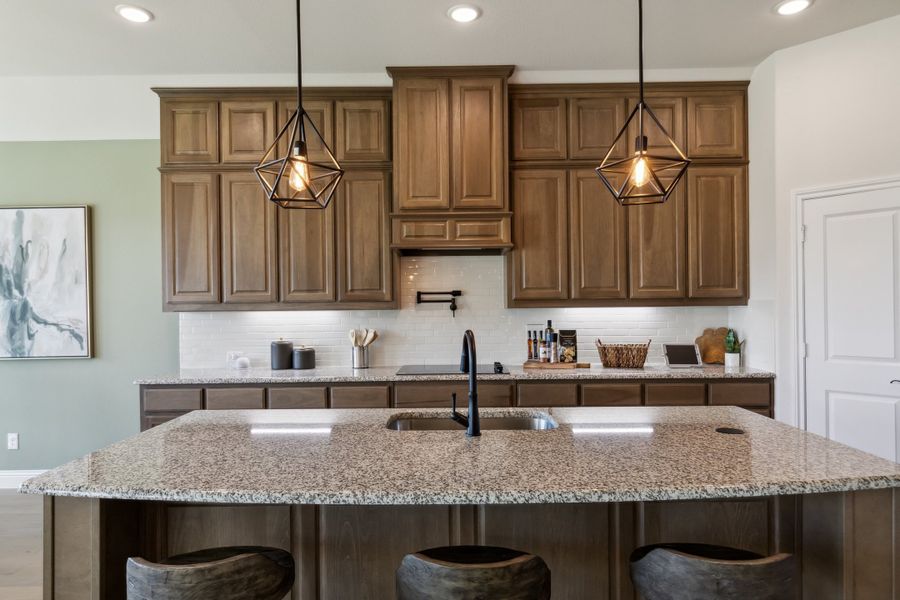 Furnished interior in a model home at Massey Meadows in Midlothian (Image 7).