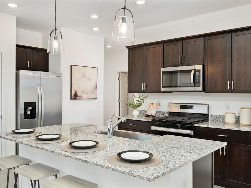 Ezra Select Kitchen modeled at Bella Vista Trails