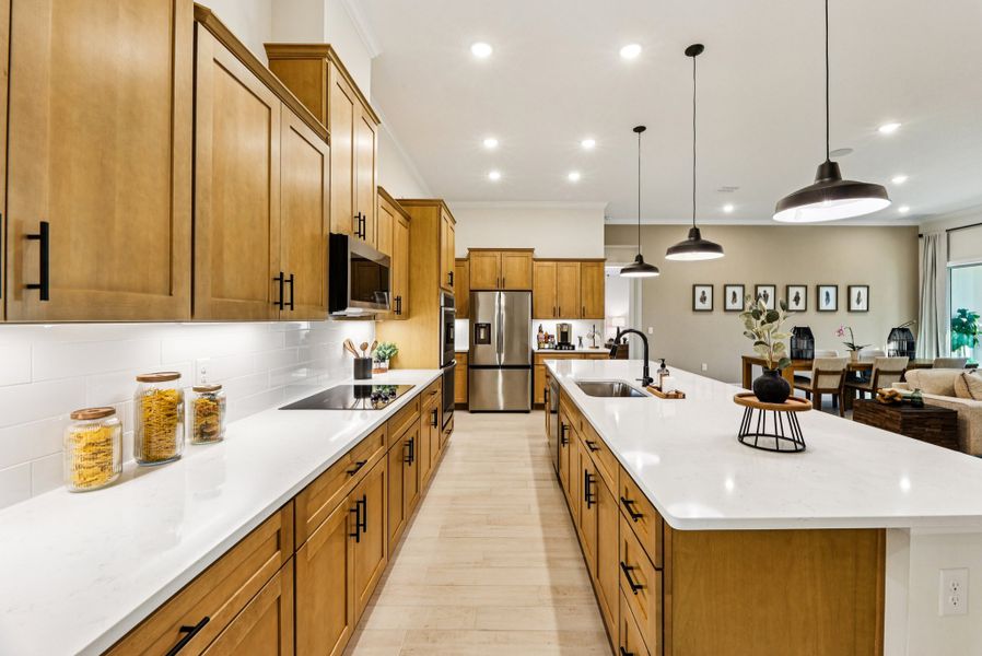 Furnished interior in a model home at Cape Coral Premier in Cape Coral (Image 3).