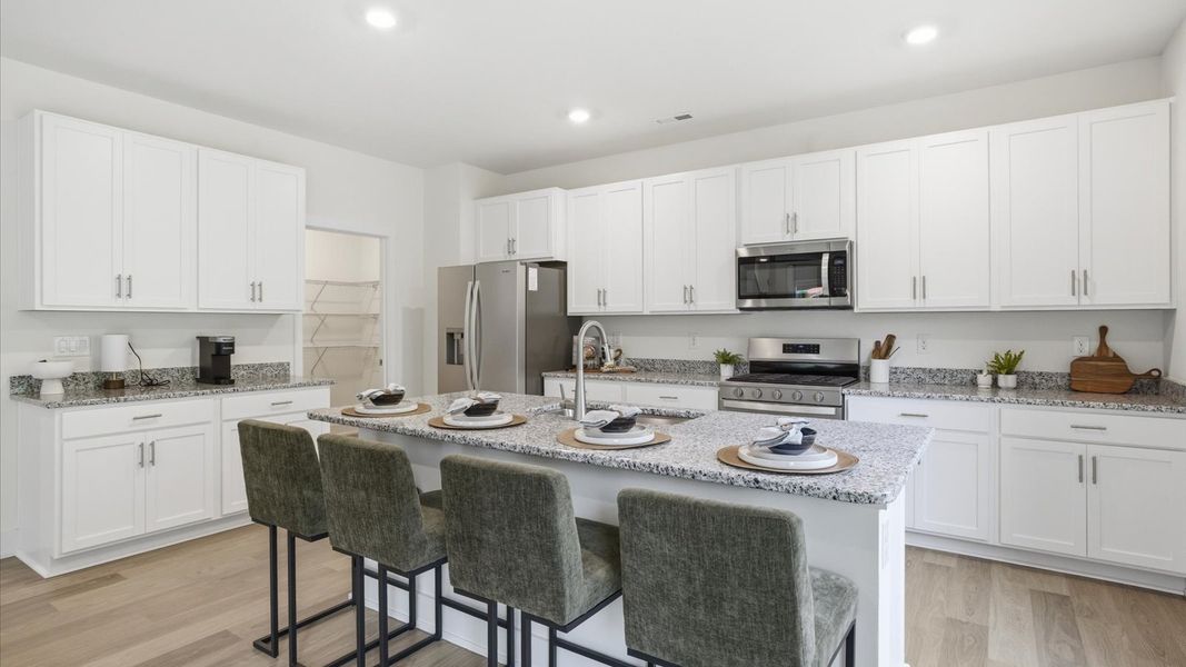 Furnished interior in a model home at Catlett Cove in Knoxville (Image 15).