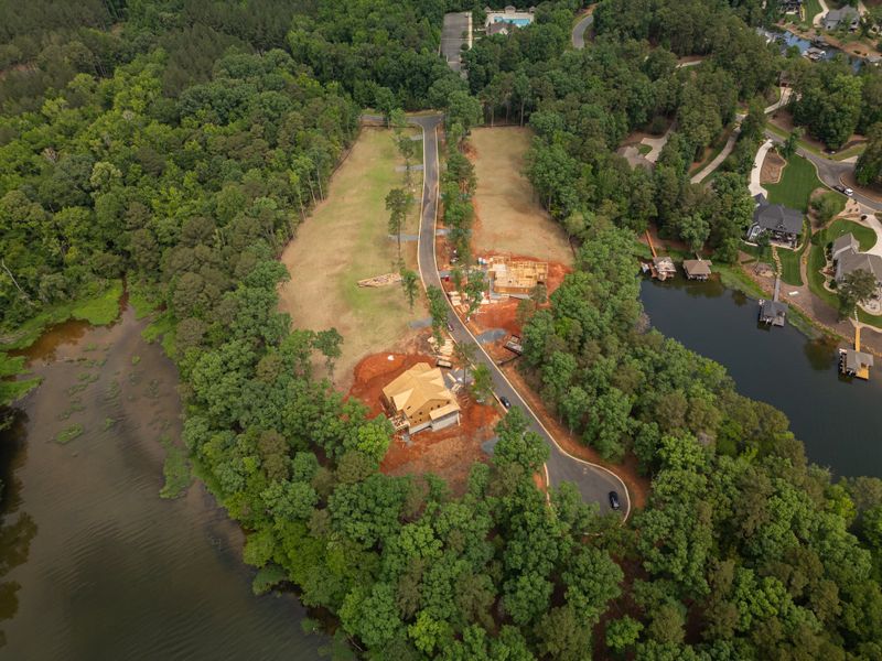 Homes under construction in the Edgewater on Lake Tillery community in Norwood, NC (Image 39).