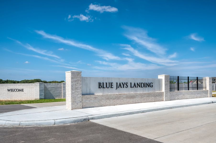 Blue Jays Landing - Community Entry Monument Blue Jays Landing - Community Entry Monument