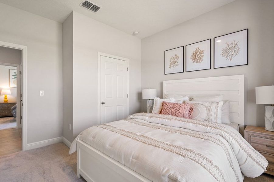 Furnished interior in a model home at Spirit Of Sebastian in Sebastian (Image 42).