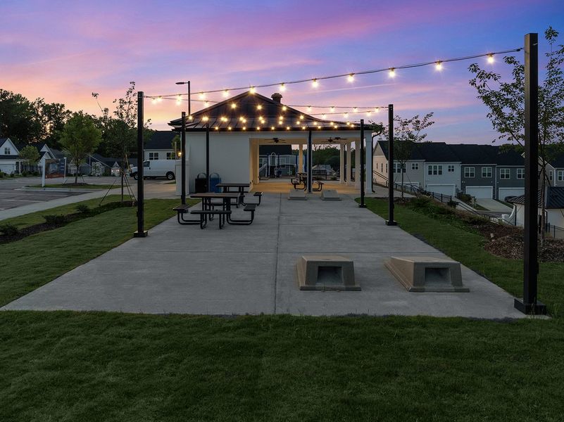 Front exterior of a home in the Renaissance at White Oak community, located in Garner, NC (Image 1). Front exterior of a home in the Renaissance at White Oak community, located in Garner, NC (Image 1).