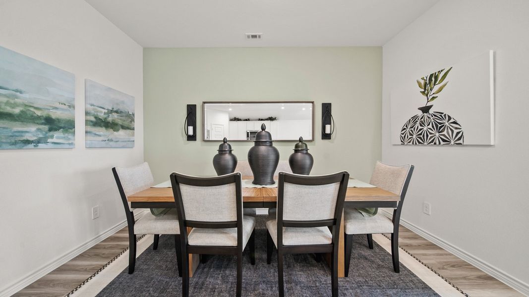 Furnished interior in a model home at China Grove in China (Image 6).