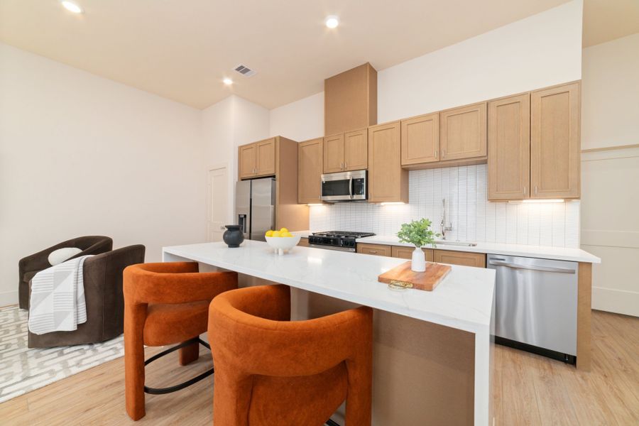 Furnished interior in a model home at Rachel Reserve in Houston (Image 17). Furnished interior in a model home at Rachel Reserve in Houston (Image 17).