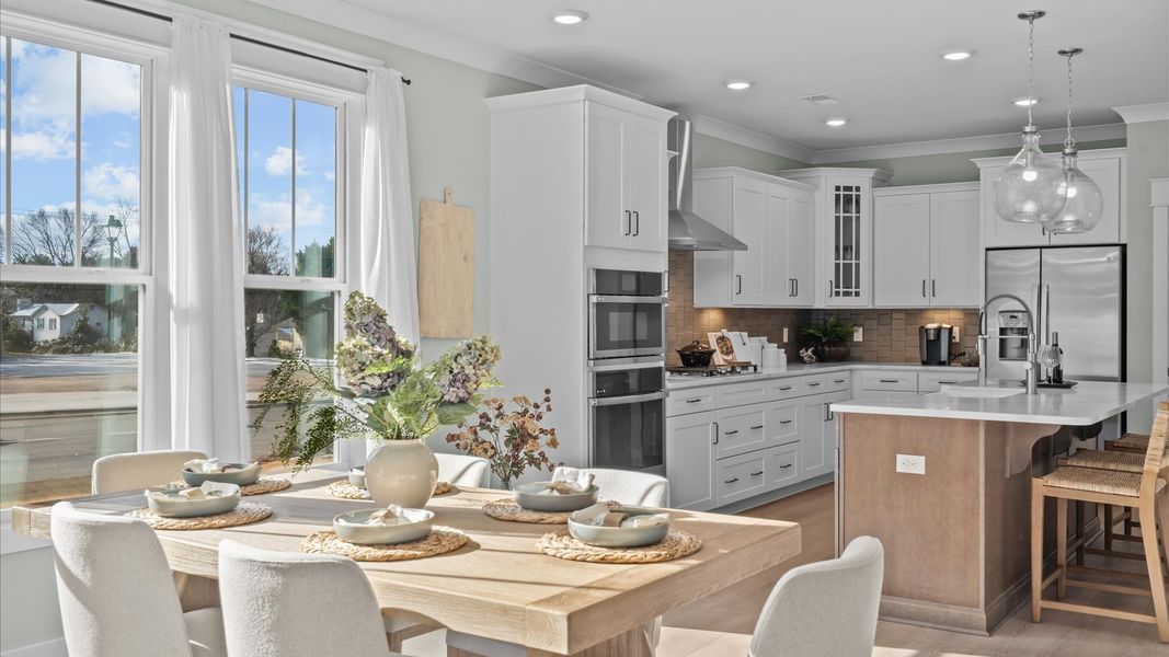 Furnished interior in a model home at Pelham Crossing in Greenville (Image 22). Furnished interior in a model home at Pelham Crossing in Greenville (Image 22).