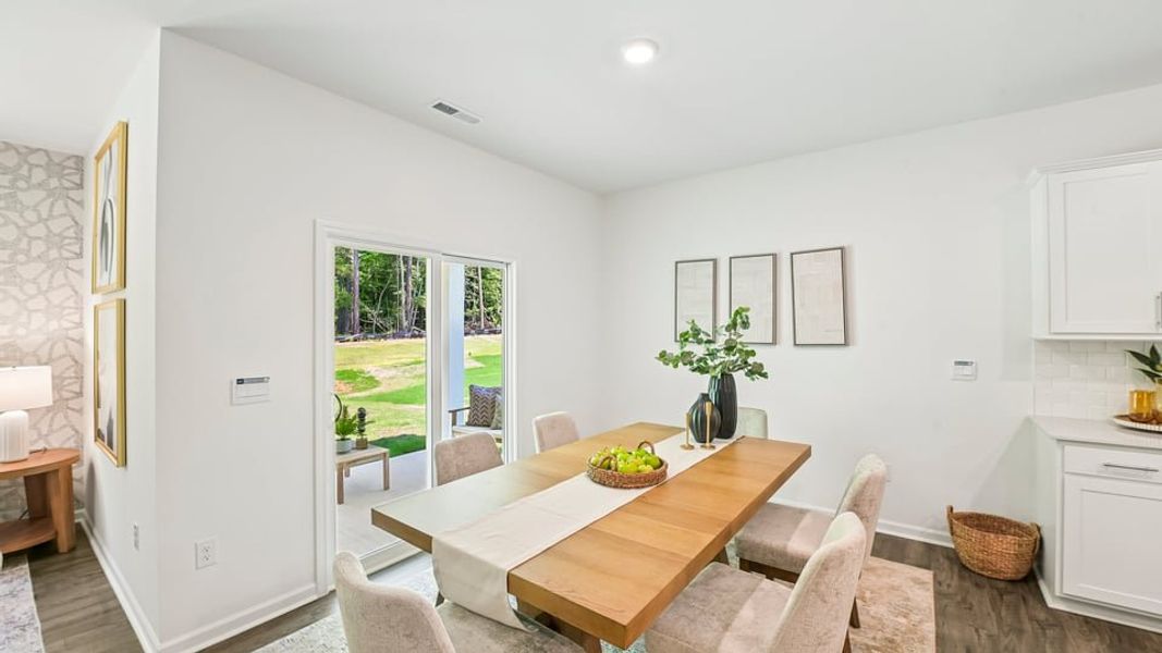 Furnished interior in a model home at The Villas at Laurel Oaks in Sanford (Image 22).