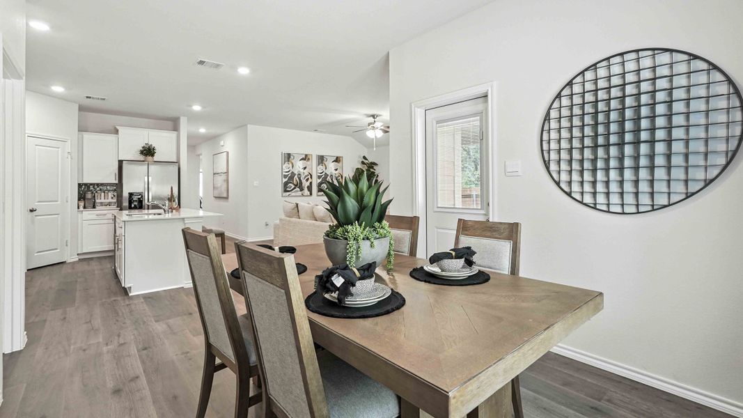 Furnished interior in a model home at The Reserve at Timber Creek in Lindale (Image 8).