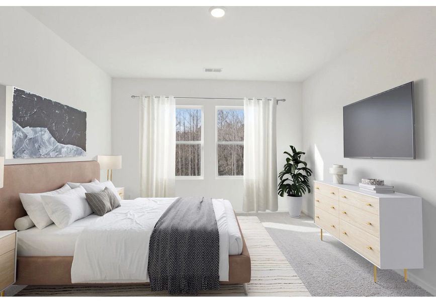 Furnished interior in a model home at Sunset Hills in Winter Haven (Image 5).