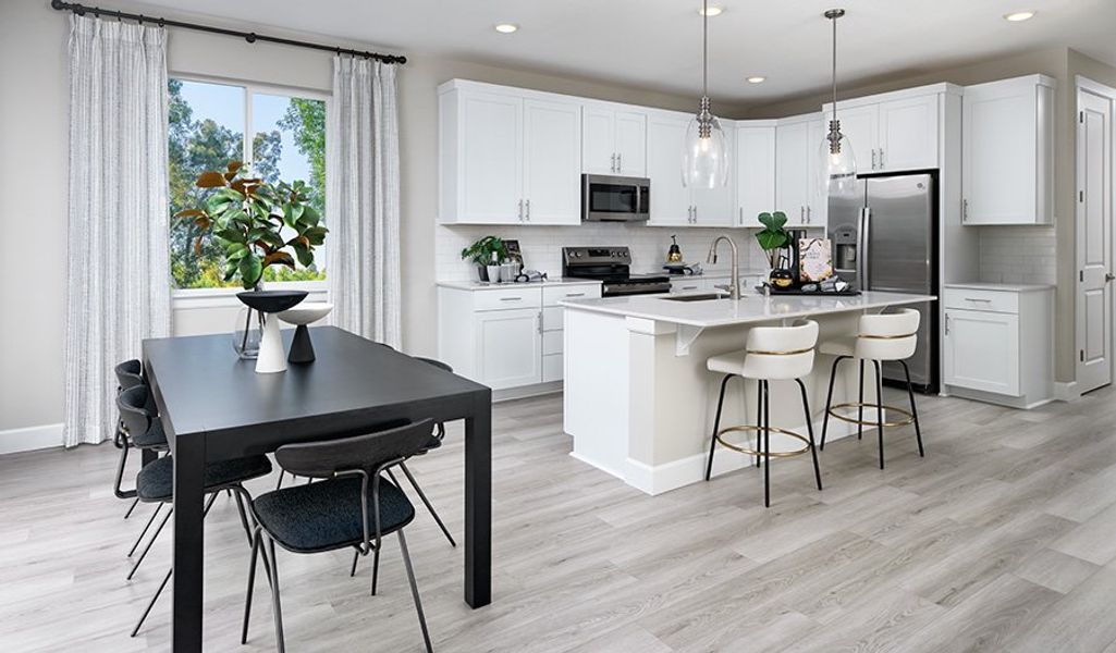 Furnished interior in a model home at Seasons at Vista Del Sur in Tolleson (Image 29).