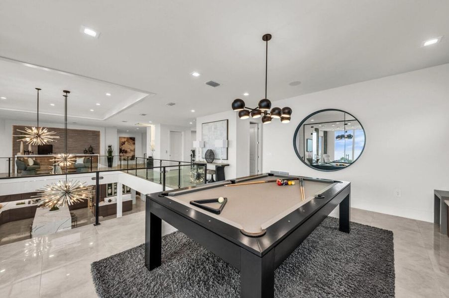 Furnished interior in a model home at Legends Bay in Bradenton (Image 193).