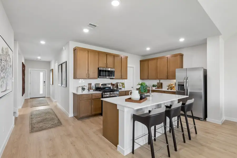 Furnished interior in a model home at Cibolo Hills West in Fort Worth (Image 12).